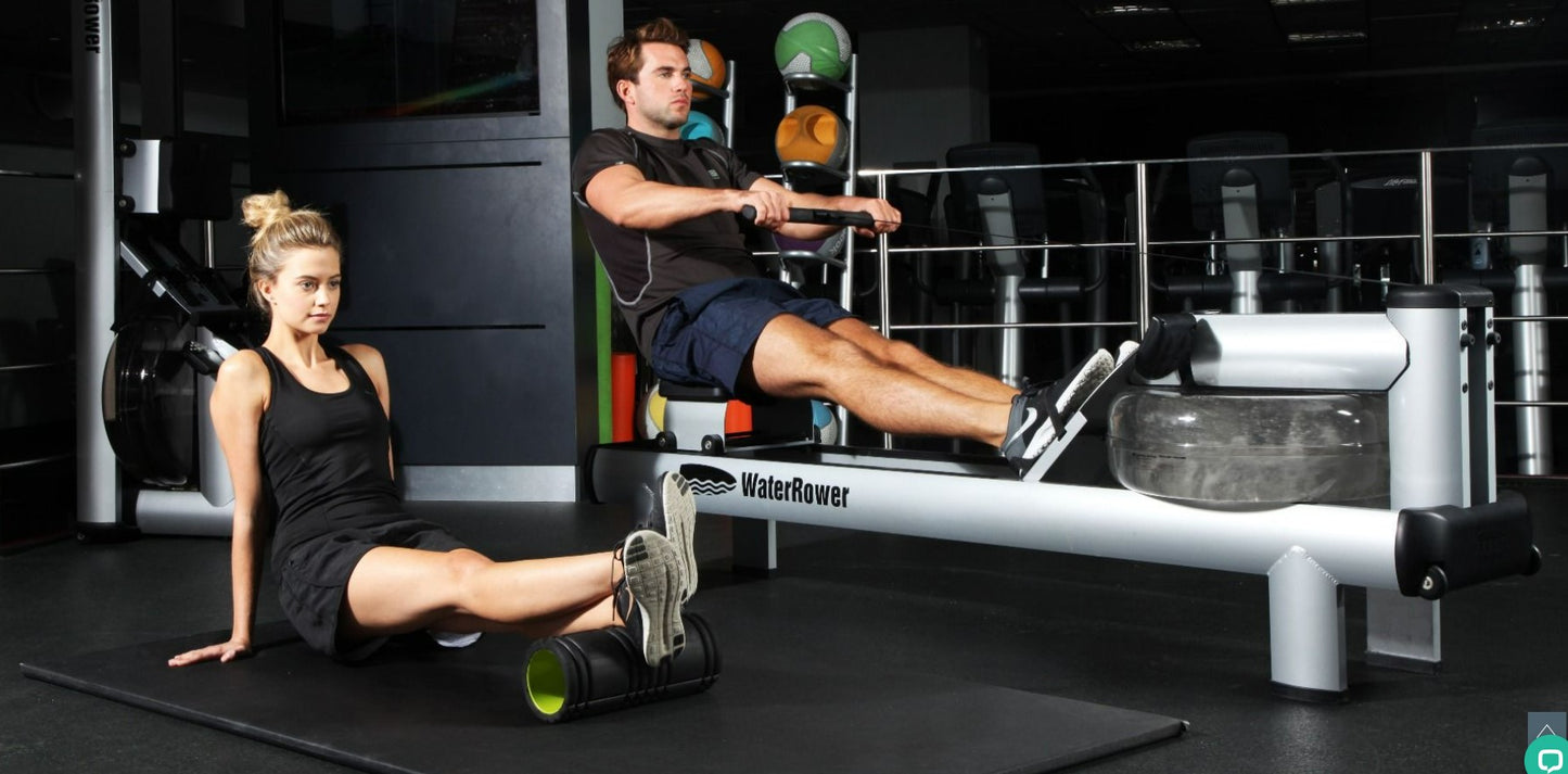 WaterRower S4 M1 Hi-Rise - Veslovací trenažér