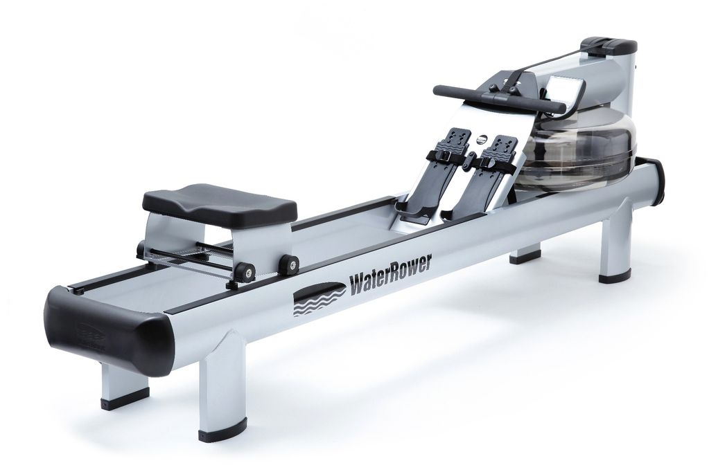 WaterRower S4 M1 Hi-Rise - Veslovací trenažér