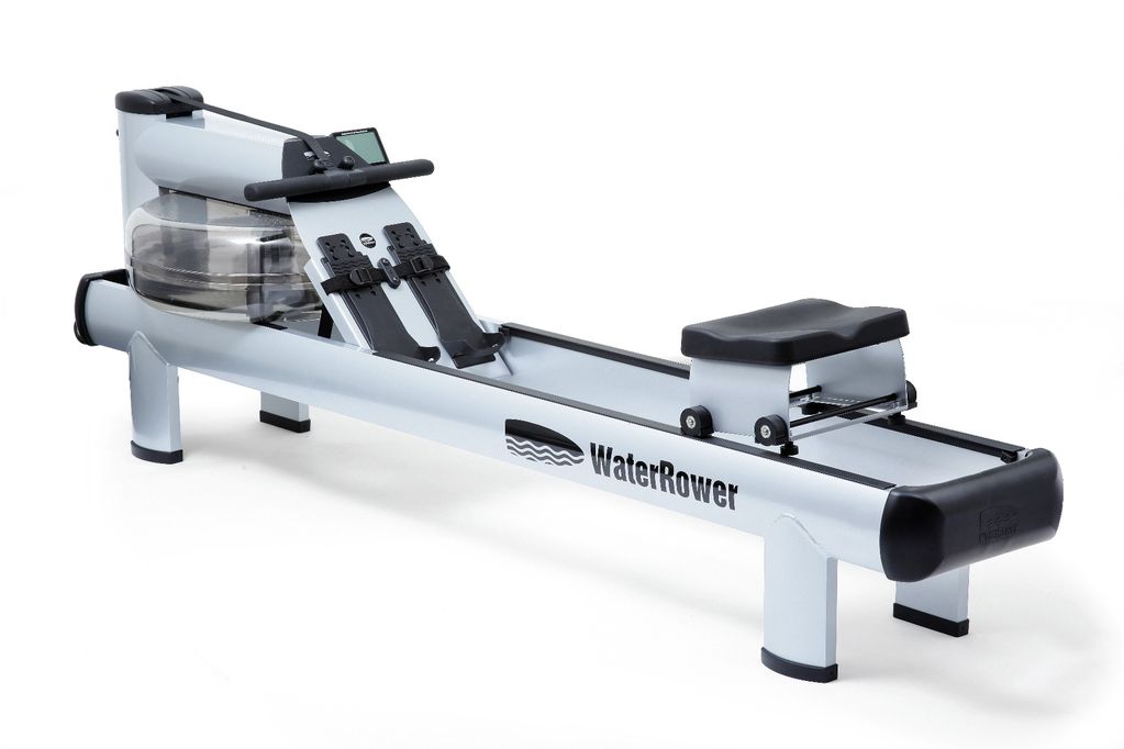 WaterRower S4 M1 Hi-Rise - Veslovací trenažér