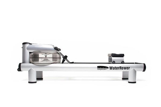 WaterRower S4 M1 Hi-Rise - Veslovací trenažér